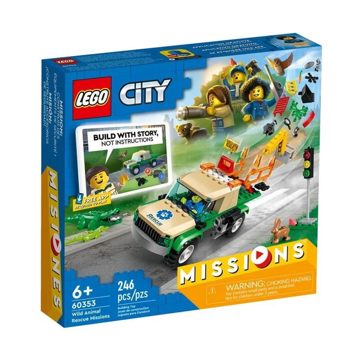 LEGO CITY ველური ცხოველების სამაშველო მისიები